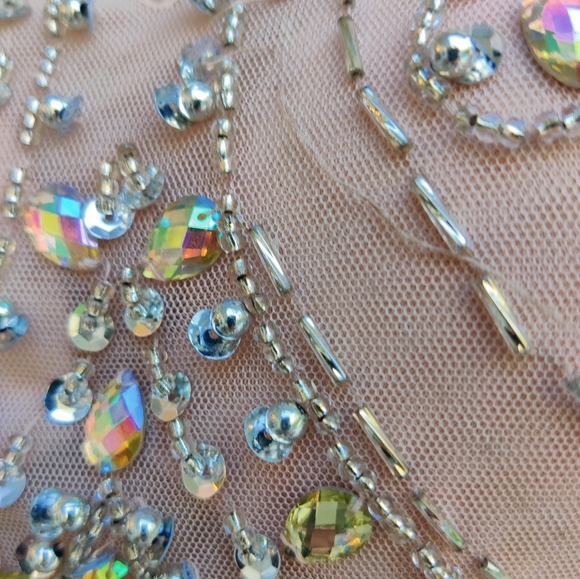 jeweled ruffle mini dress - Picture 15 of 16